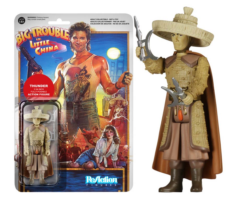 ReAction Big Trouble In Little China Thunder 4-Inch Action Figure