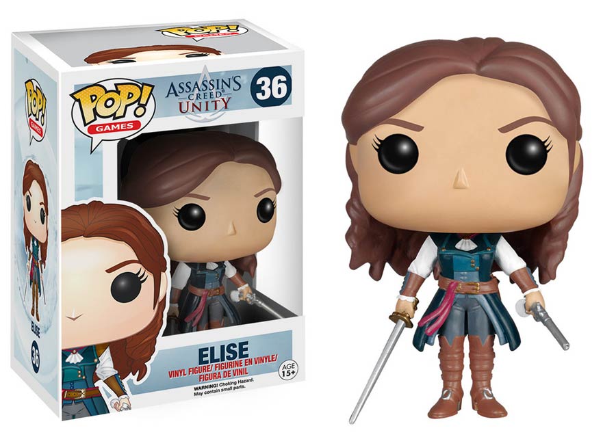 POP Games 36 Assassins Creed Unity Elise Vinyl Figure