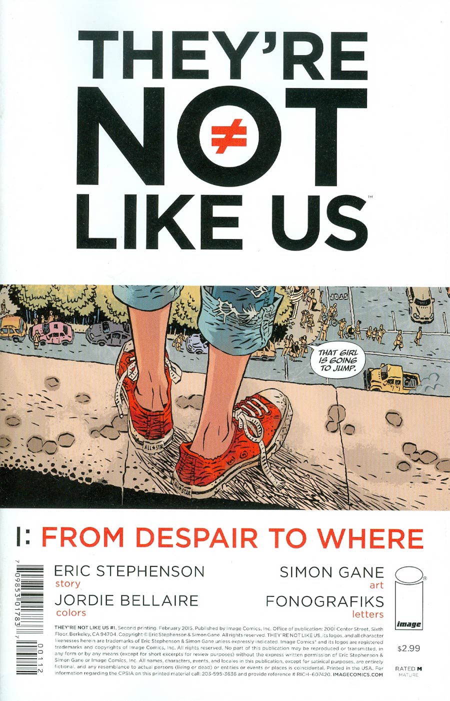 Theyre Not Like Us #1 Cover B 2nd Ptg