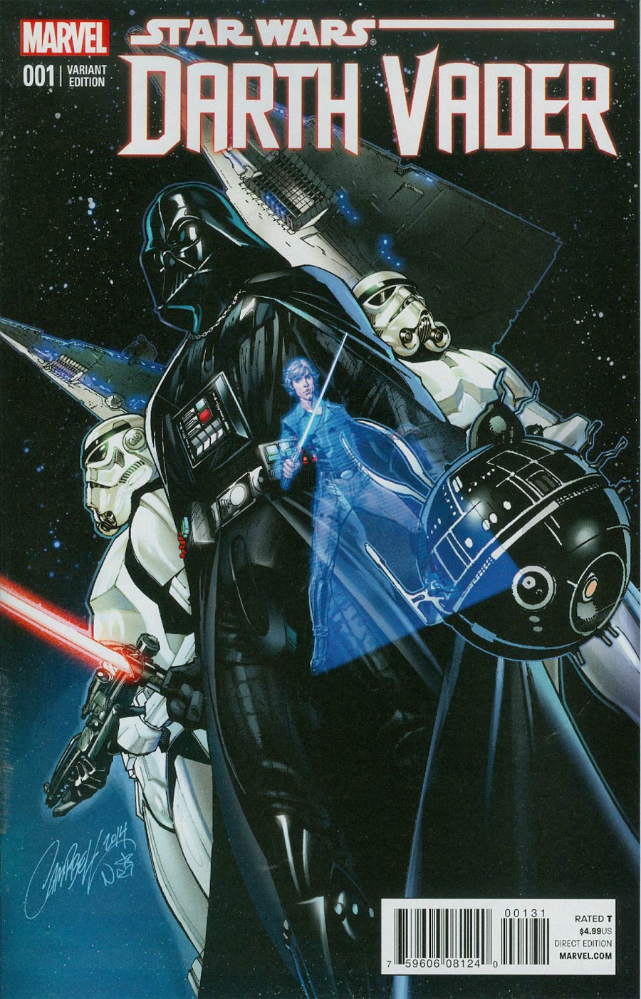 Darth Vader #1 Cover M Incentive J Scott Campbell Connecting Variant Cover