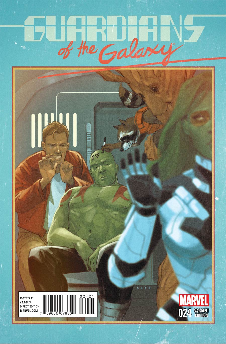 Guardians Of The Galaxy Vol 3 #24 Cover B Variant Phil Noto Cover (Black Vortex Part 2)