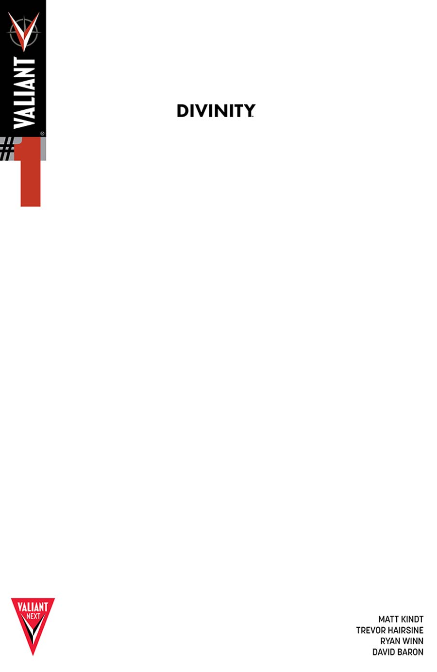 Divinity #1 Cover C Variant Blank Cover