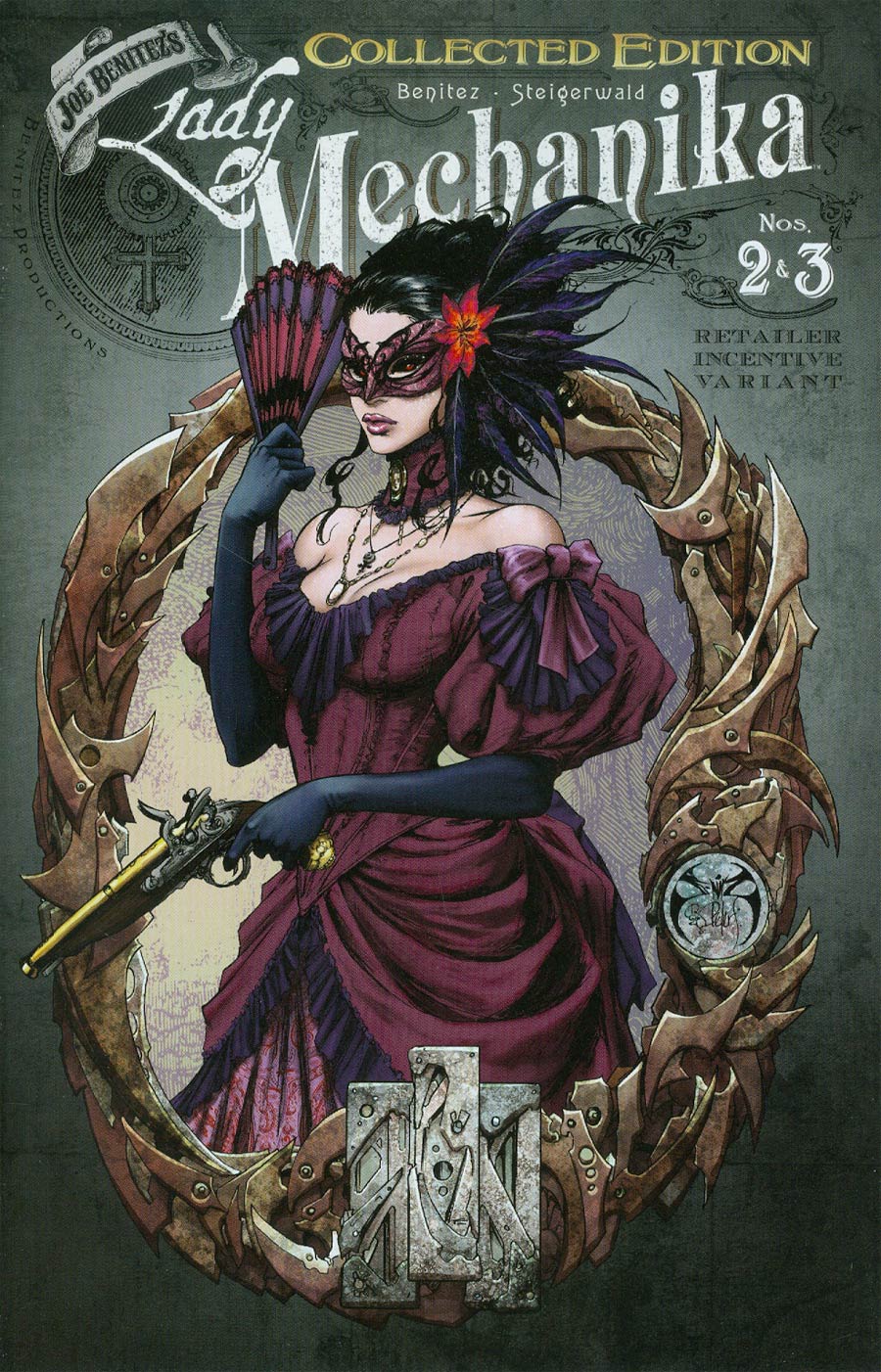Lady Mechanika Collected Edition #2 & #3 Cover B Incentive Joe Benitez Variant Cover