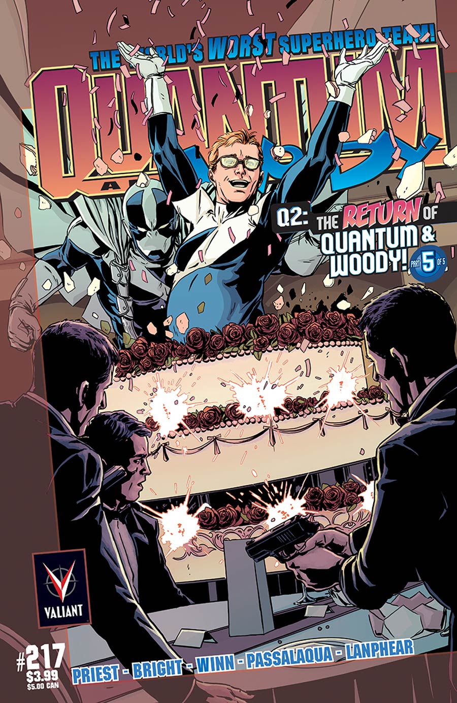 Q2 Return Of Quantum & Woody #5 Cover C Incentive Marc Laming Throwback Variant Cover