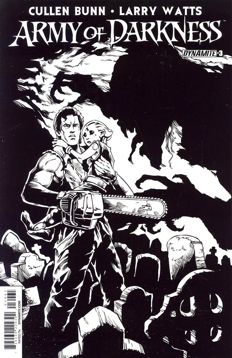 Army Of Darkness Vol 4 #3 Cover F Incentive Nacho Tenorio Black & White Cover