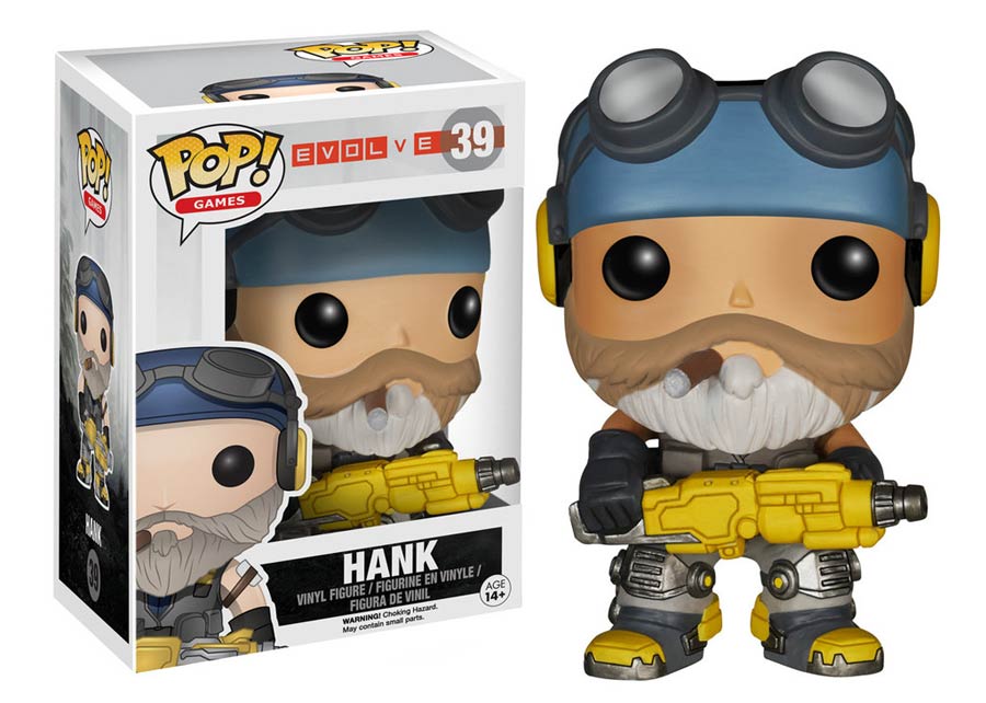 POP Games 39 Evolve Hank Vinyl Figure