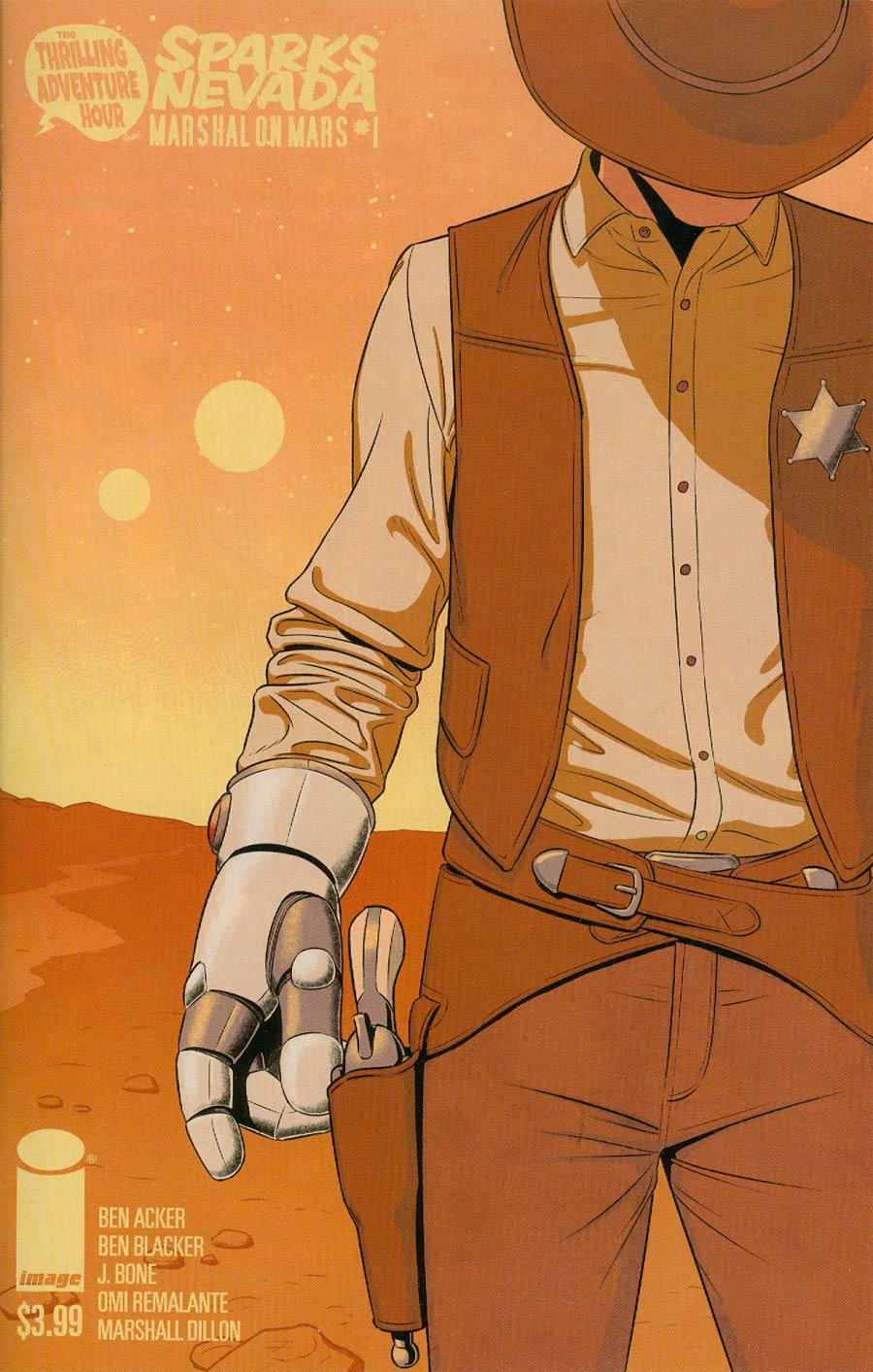 Thrilling Adventure Hour Presents Sparks Nevada Marshal On Mars #1 Cover B Jamie McKelvie