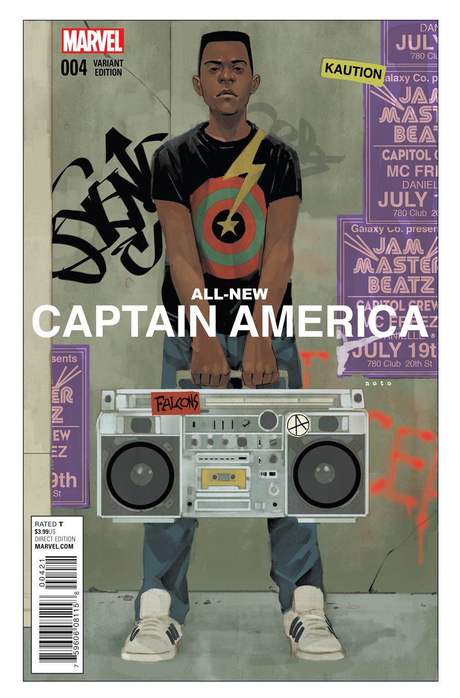 All-New Captain America #4 Cover B Variant Phil Noto Cover