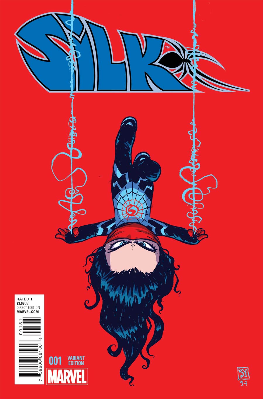 Silk #1 Cover B Variant Skottie Young Baby Cover