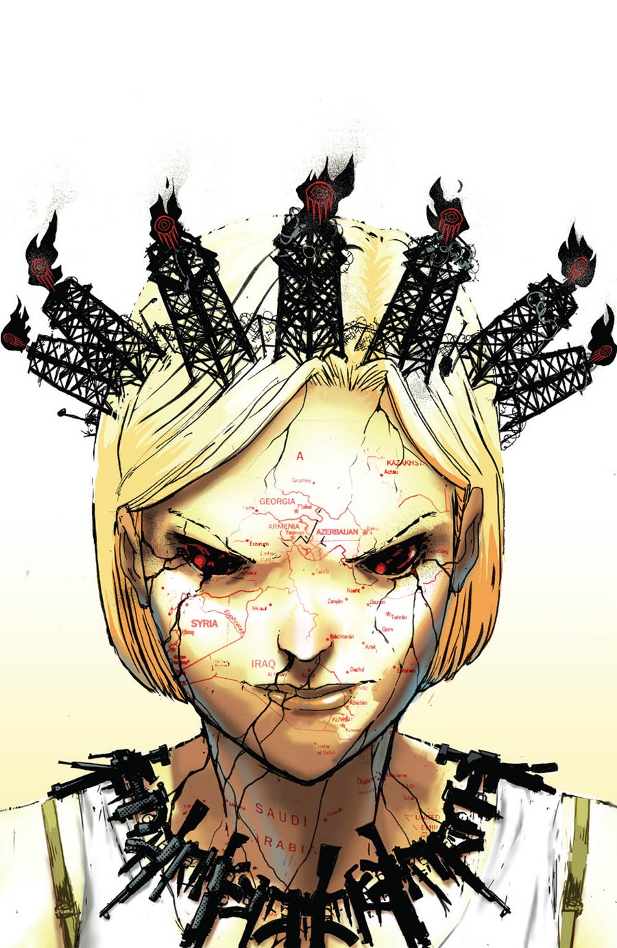 Burning Fields #2 Cover B Incentive Riley Rossmo Virgin Variant Cover