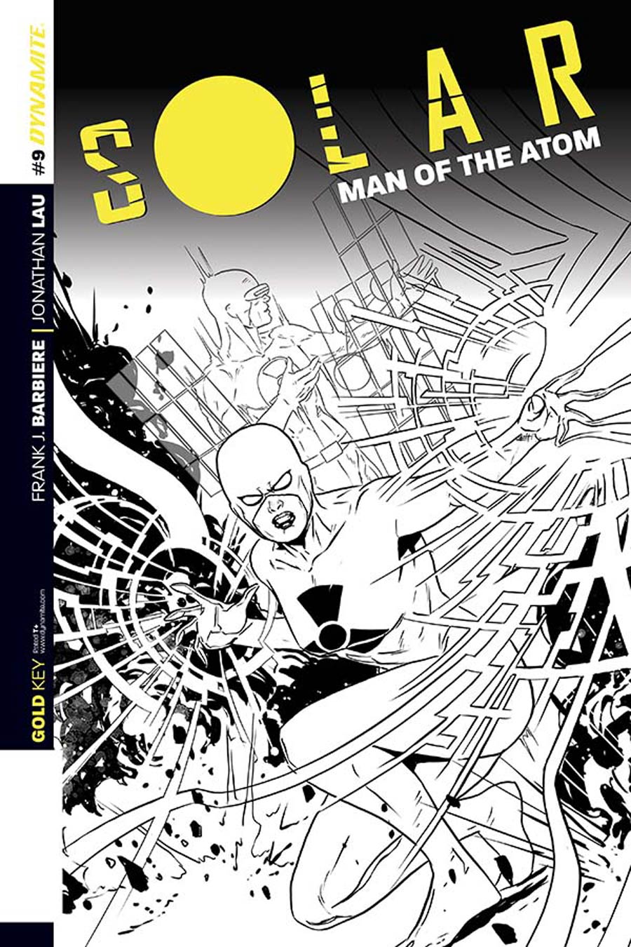 Solar Man Of The Atom Vol 2 #9 Cover C Incentive Marc Laming Black & White Cover