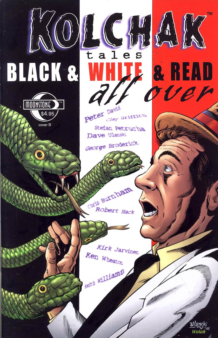 Kolchak Tales Black & White & Red All Over Cvr B