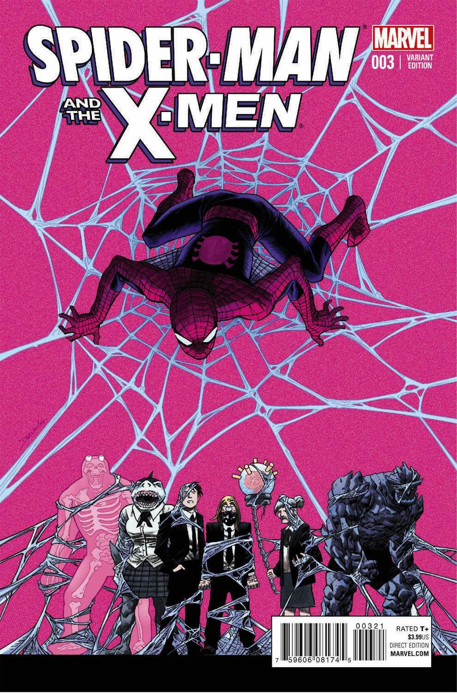Spider-Man And The X-Men #3 Cover B Incentive Declan Shalvey Variant Cover