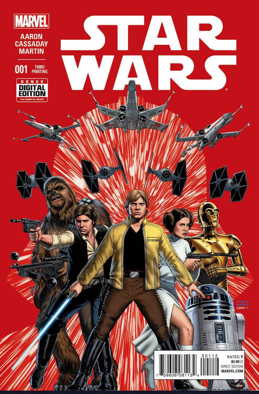 Star Wars Vol 4 #1 Cover Z-Z-G 3rd Ptg John Cassaday Variant Cover