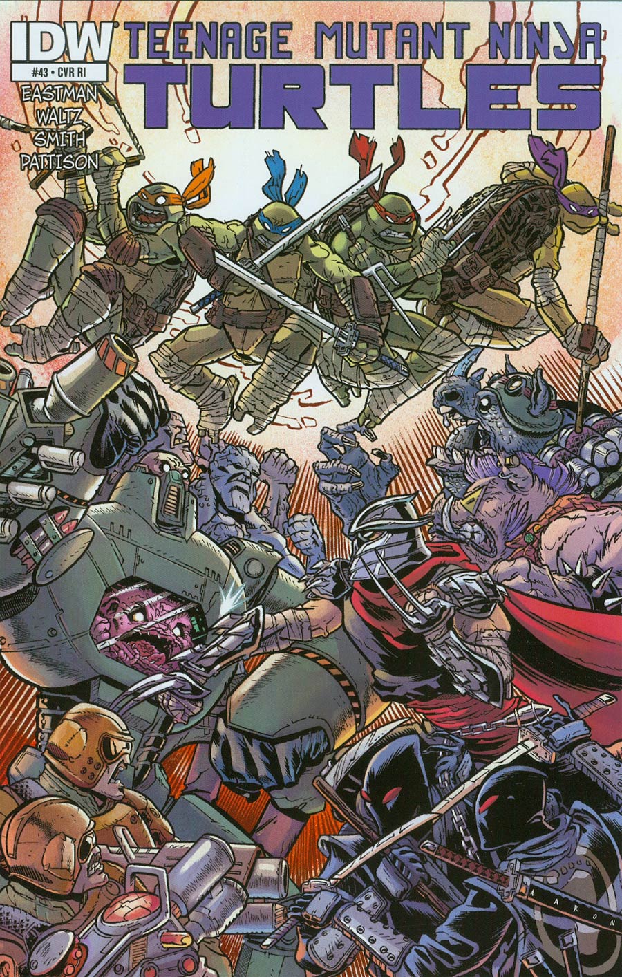 Teenage Mutant Ninja Turtles Vol 5 #43 Cover C Incentive Aaron Conley Variant Cover