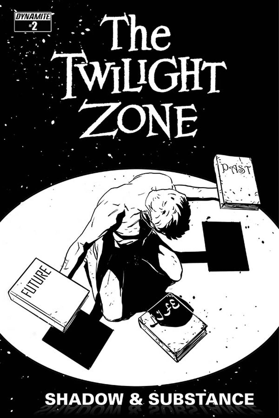 Twilight Zone Shadow & Substance #2 Cover D Incentive Guiu Vilanova Black & White Cover