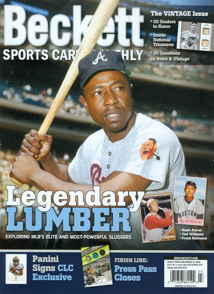 Beckett Sports Card Monthly Vol 32 #3 Mar 2015