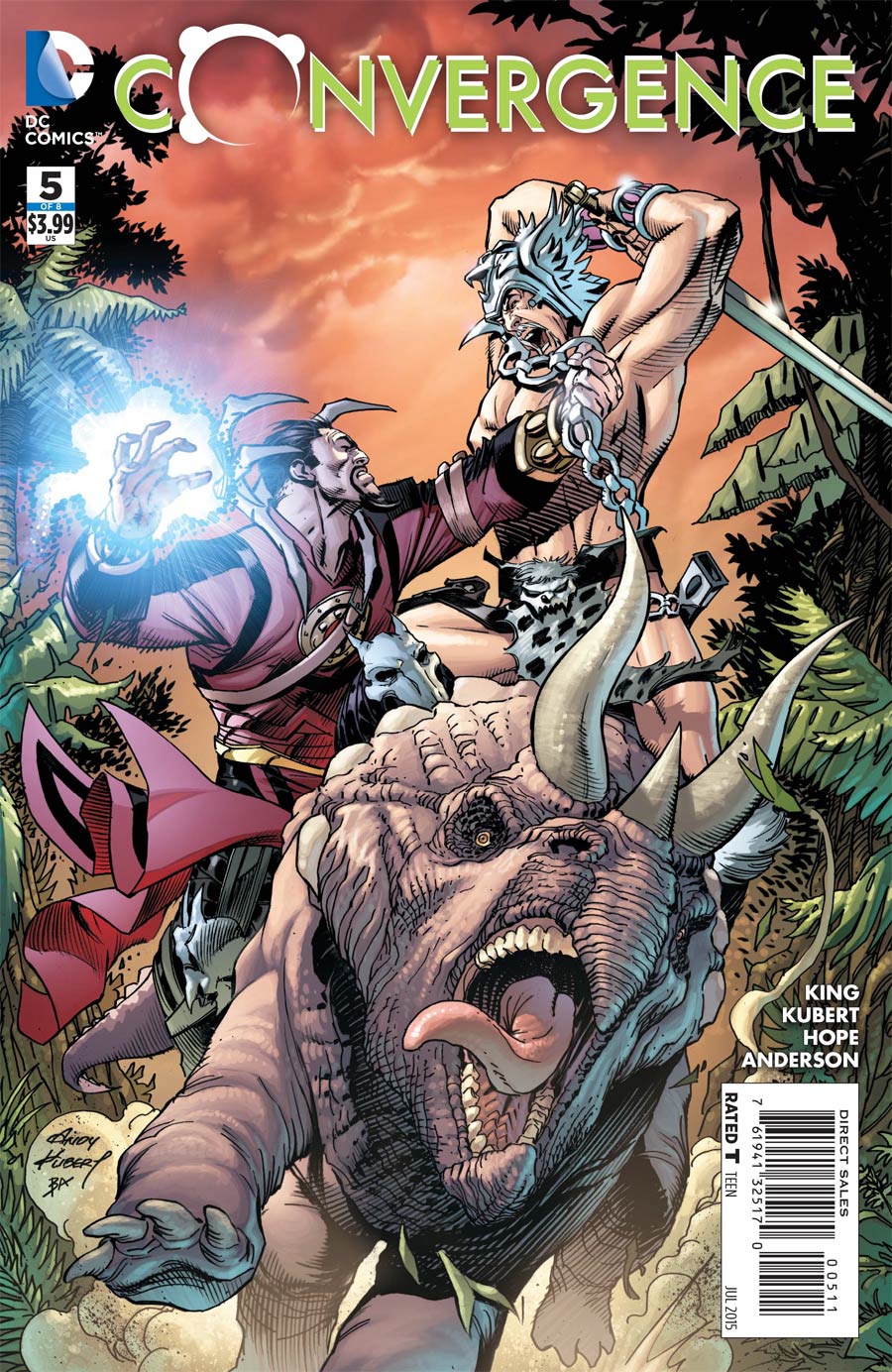 Convergence #5 Cover A Regular Andy Kubert Cover