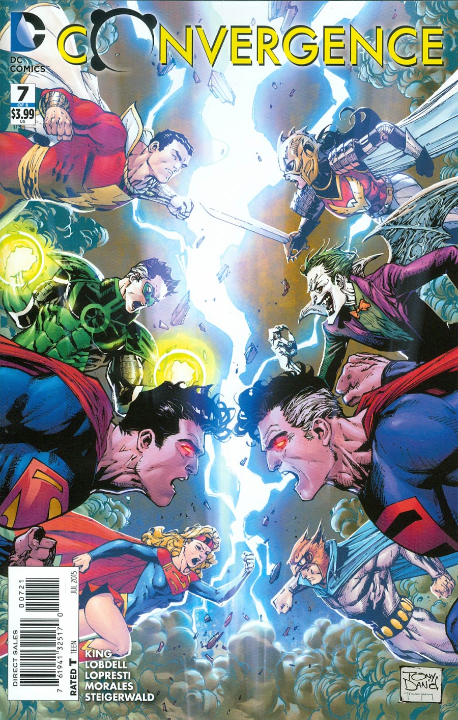 Convergence #7 Cover B Variant Tony S Daniel Cover