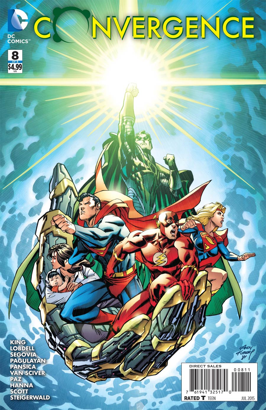 Convergence #8 Cover A Regular Andy Kubert Cover