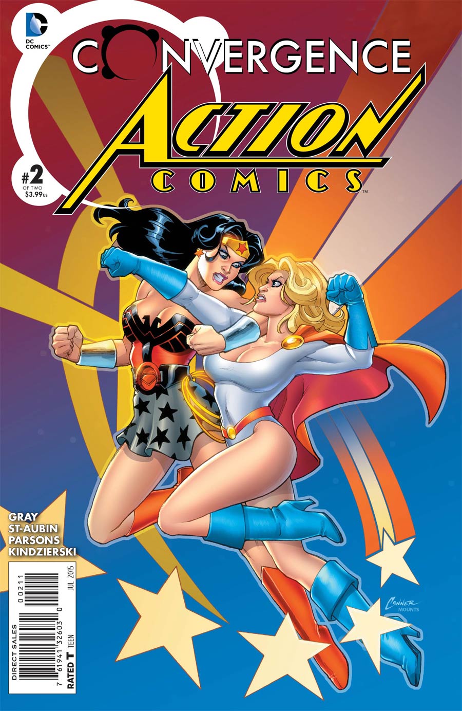 Convergence Action Comics #2 Cover A Regular Amanda Conner Cover
