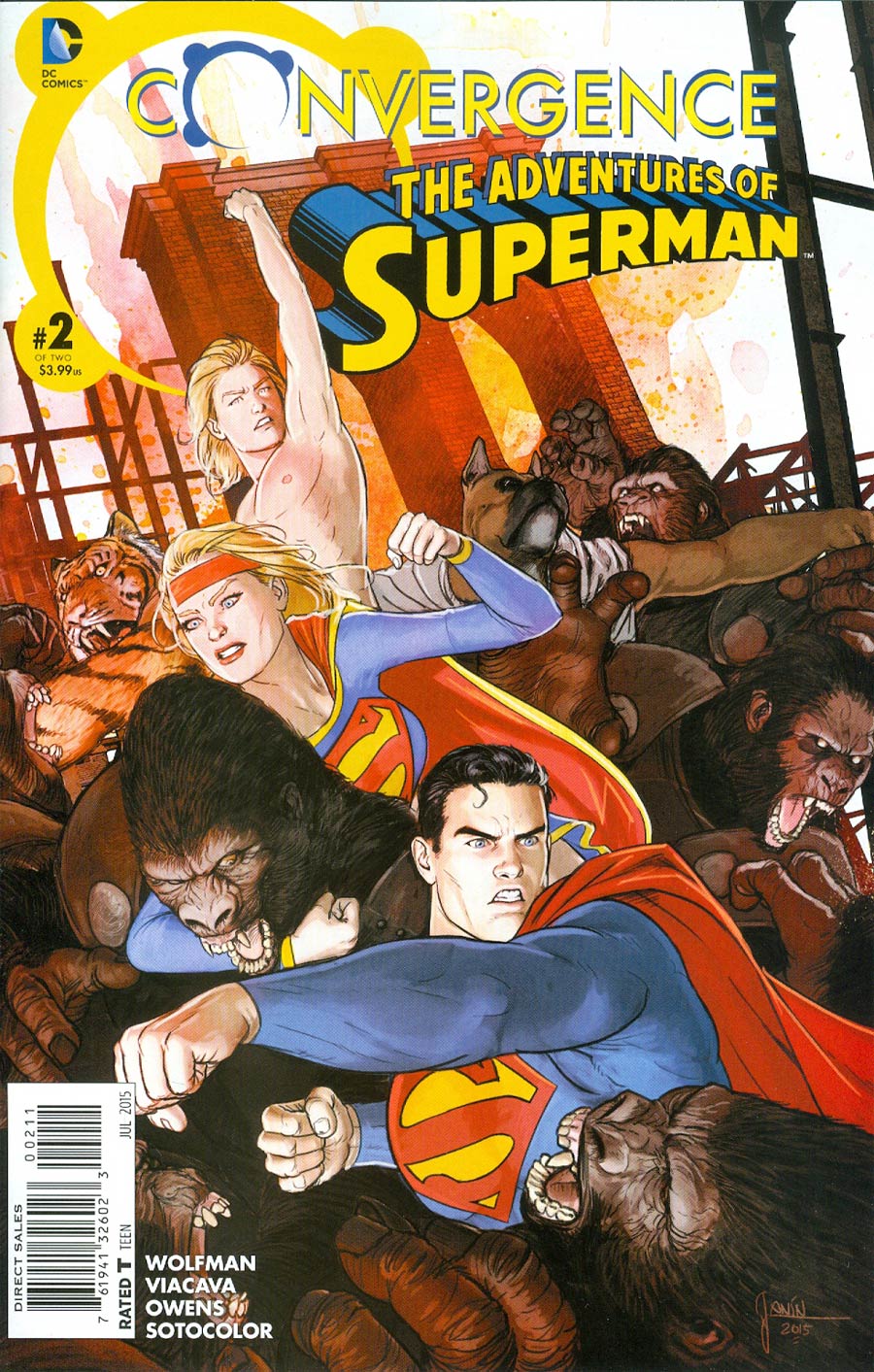 Convergence Adventures Of Superman #2 Cover A Regular Mikel Janin Cover