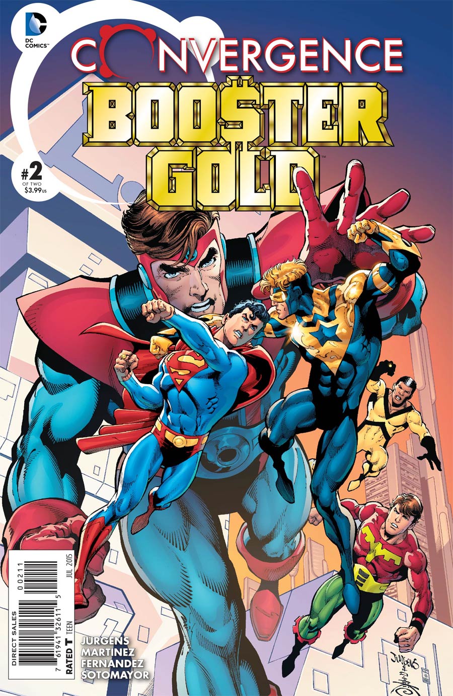 Convergence Booster Gold #2 Cover A Regular Dan Jurgens Cover