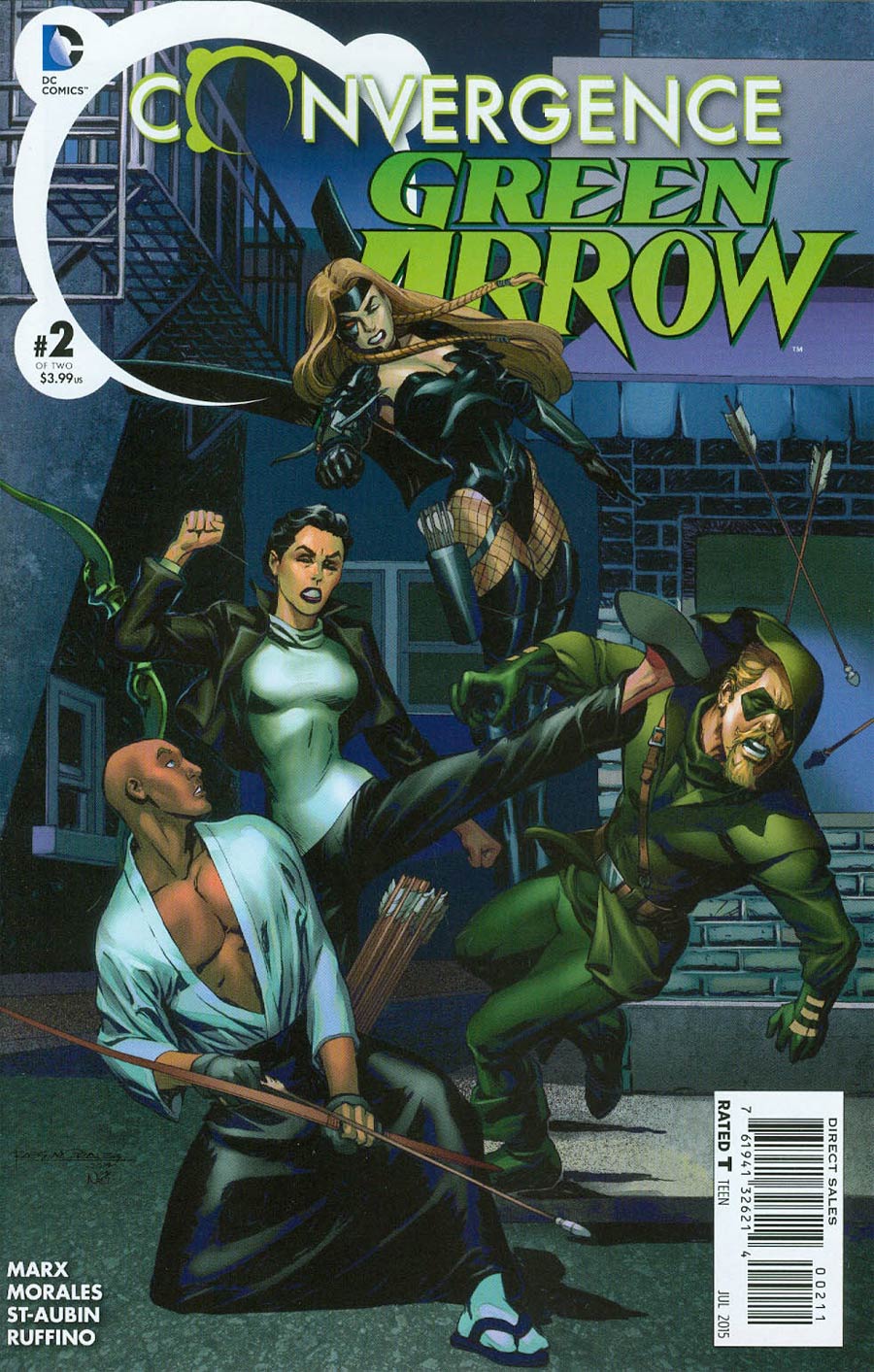 Convergence Green Arrow #2 Cover A Regular Rags Morales Cover