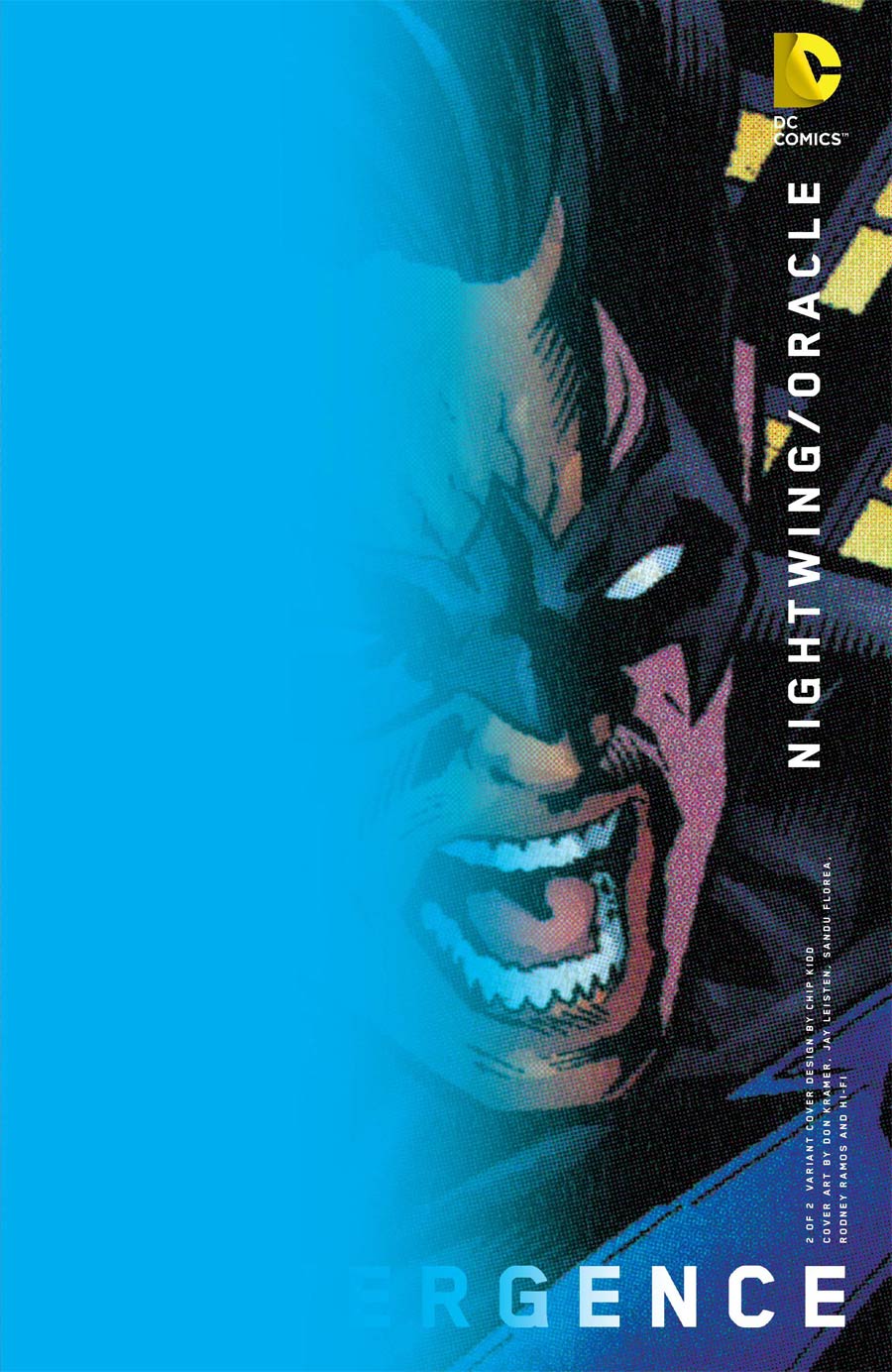 Convergence Nightwing Oracle #2 Cover B Variant Chip Kidd Cover