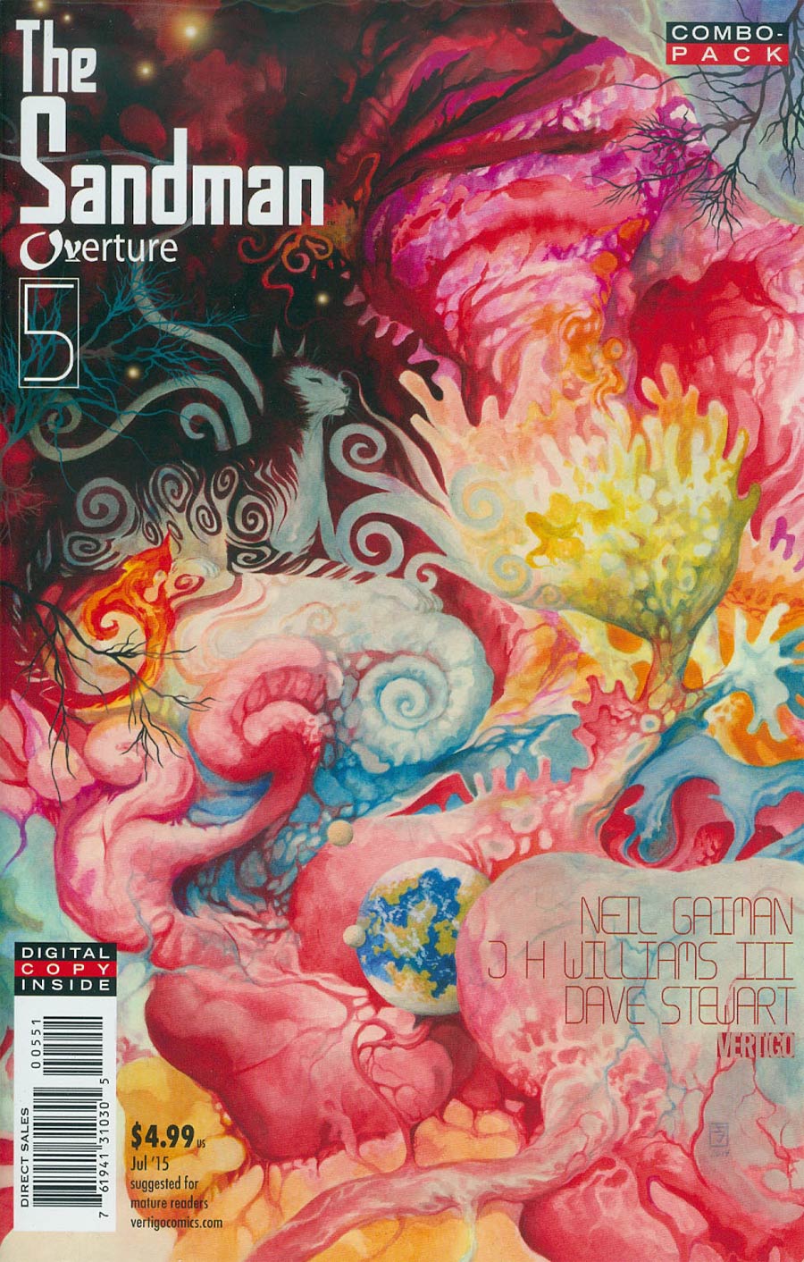 Sandman Overture #5 Cover C Combo Pack With Polybag