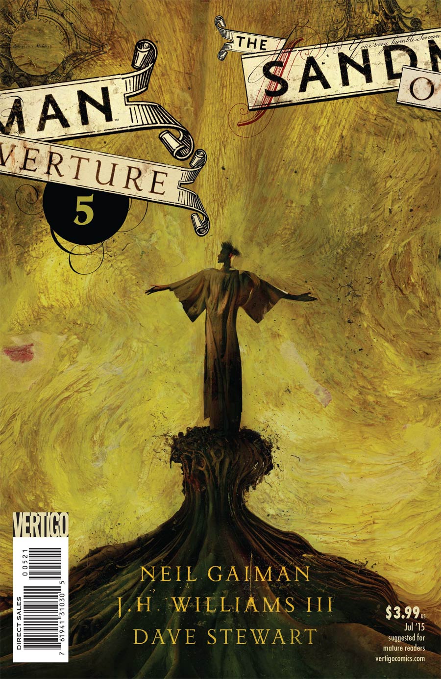Sandman Overture #5 Cover B Regular Dave McKean Cover