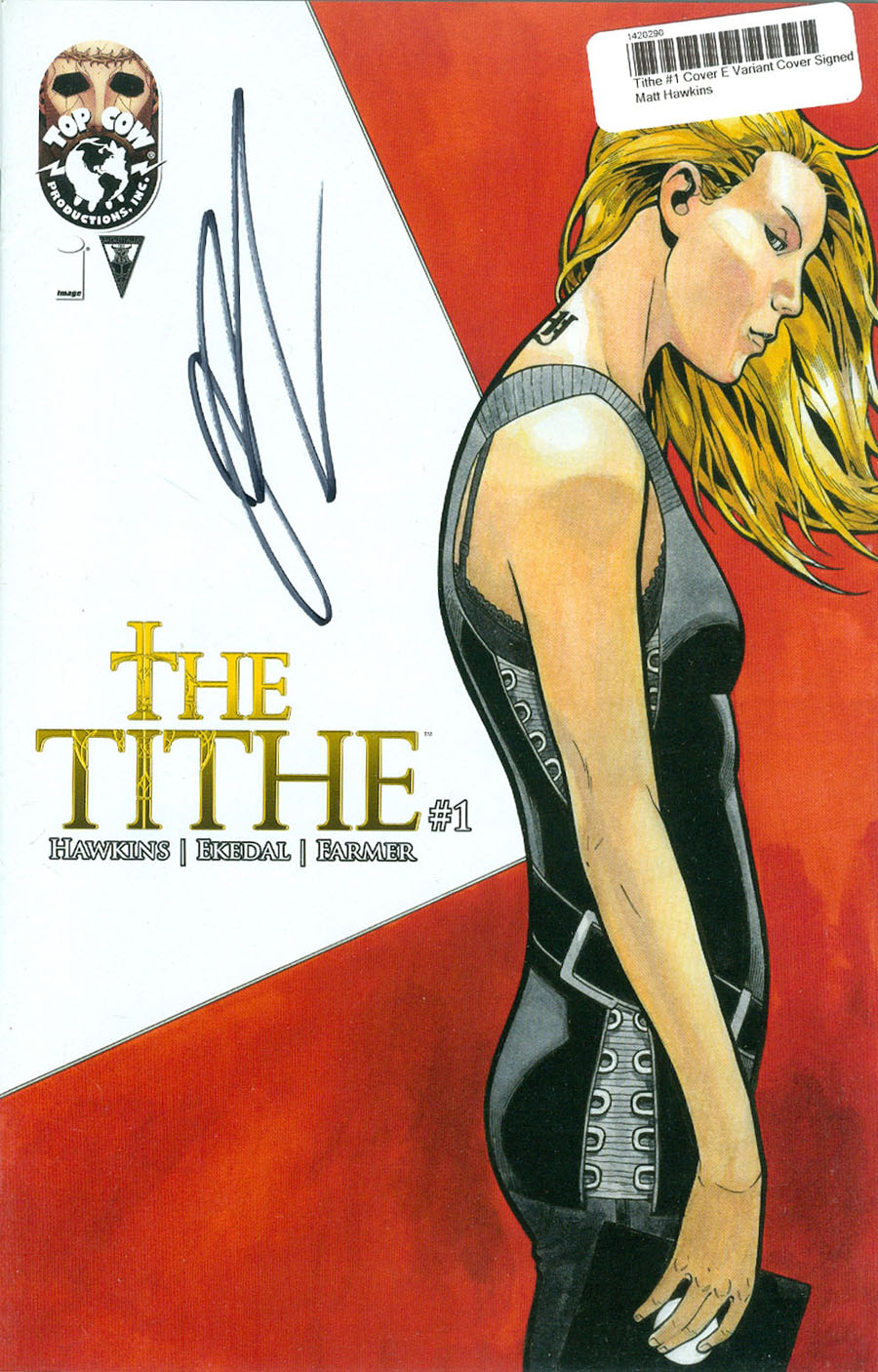 Tithe #1 Cover E Variant Cover Signed By Matt Hawkins