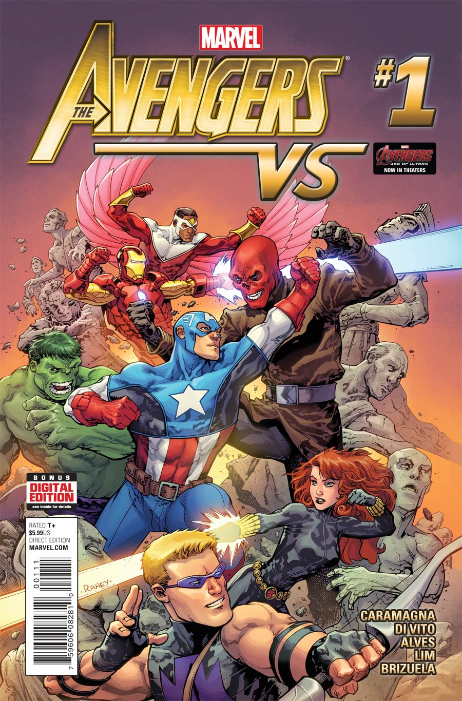 Avengers vs #1 Cover A Regular Tom Raney Cover