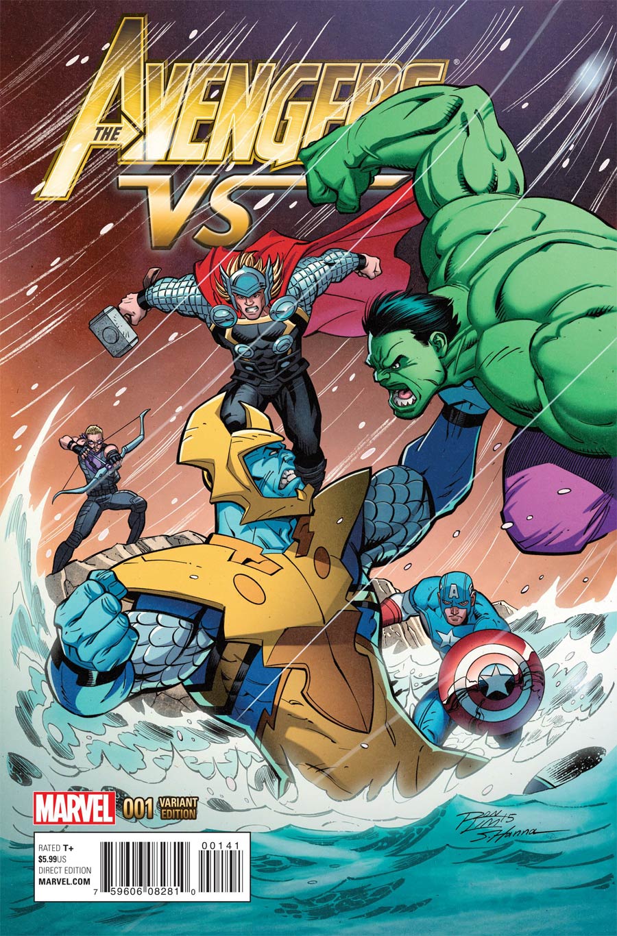 Avengers vs #1 Cover D Variant Ron Lim Cover