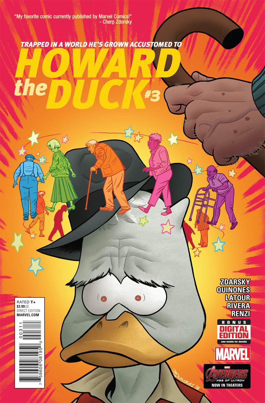 Howard The Duck Vol 4 #3 Cover A 1st Ptg Regular Joe Quinones Cover