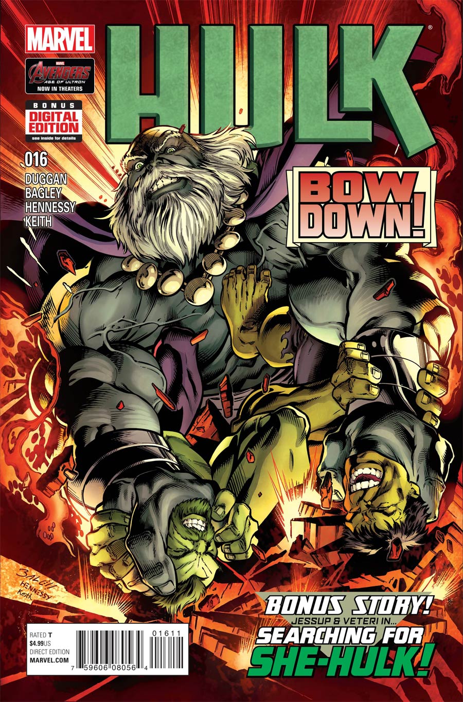Hulk Vol 3 #16 Cover A Regular Mark Bagley Cover