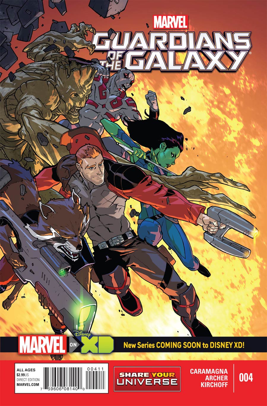 Marvel Universe Guardians Of The Galaxy #4