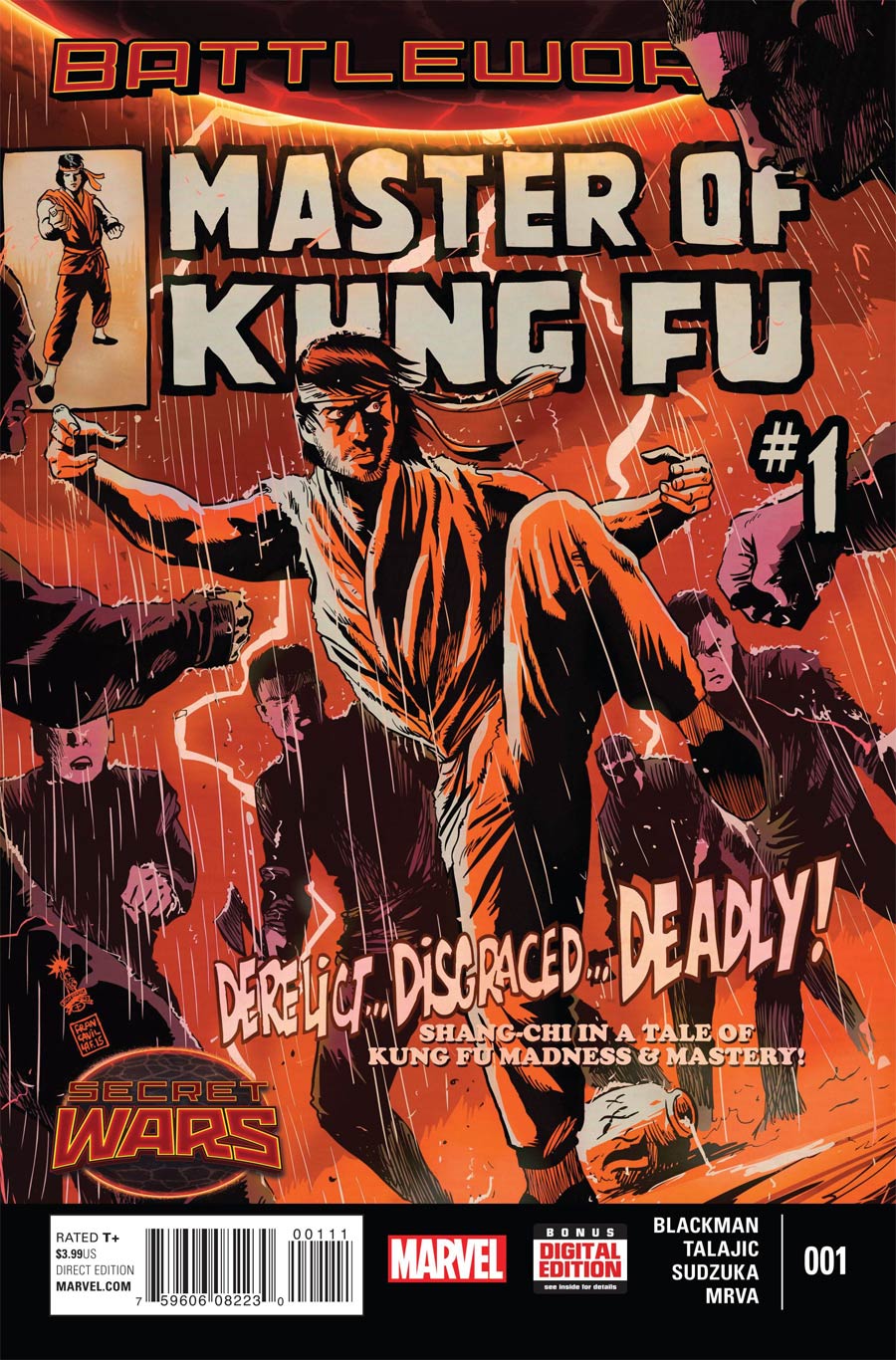Master Of Kung Fu Vol 2 #1 Cover A Regular Francesco Francavilla Cover (Secret Wars Battleworld Tie-In)