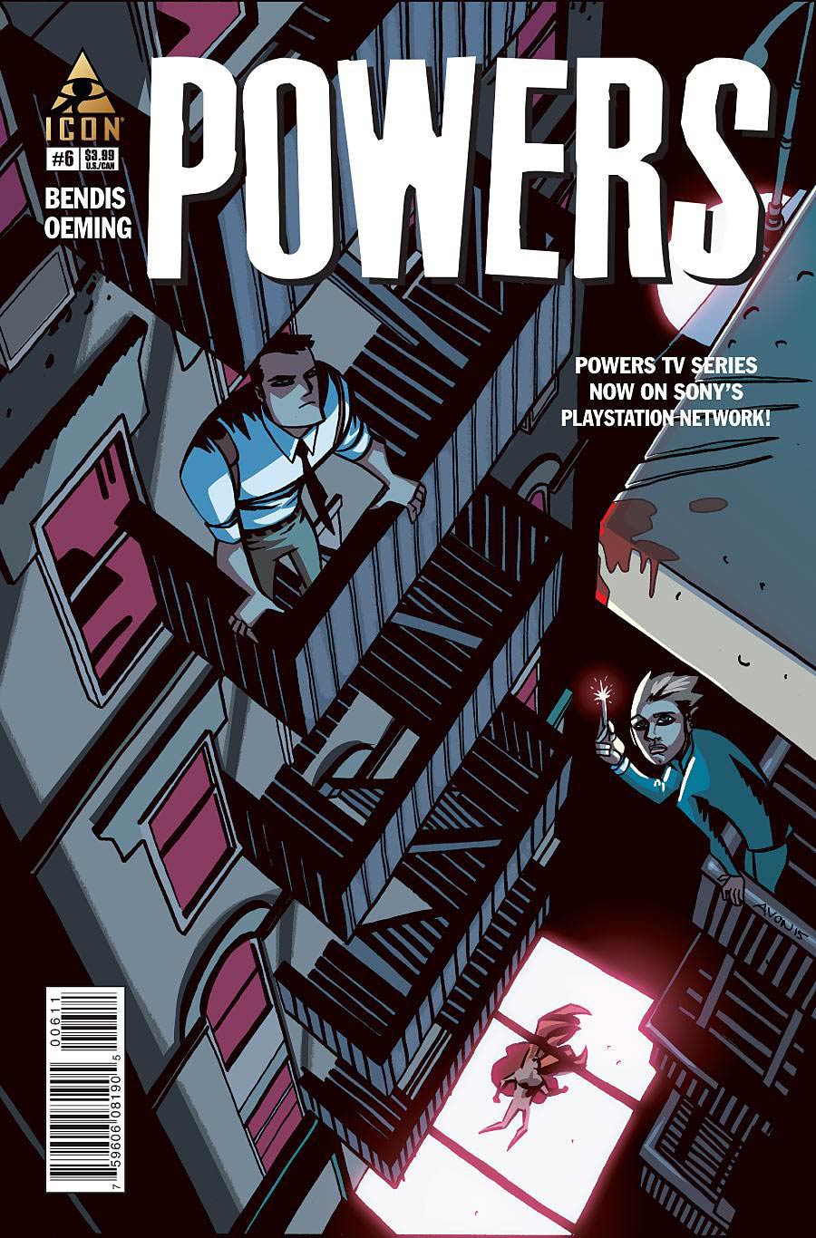 Powers Vol 4 #6 Cover A Regular Michael Avon Oeming Cover