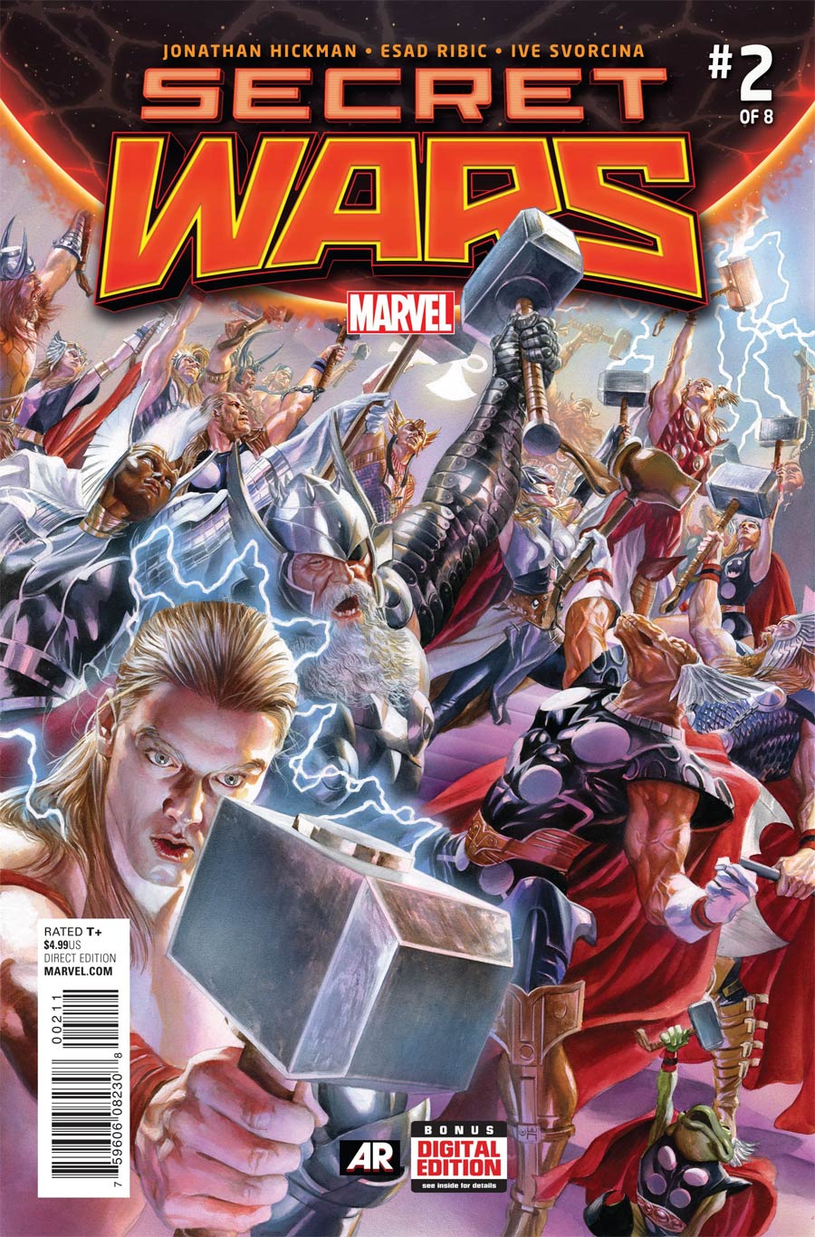 Secret Wars #2 Cover A 1st Ptg Regular Alex Ross Cover