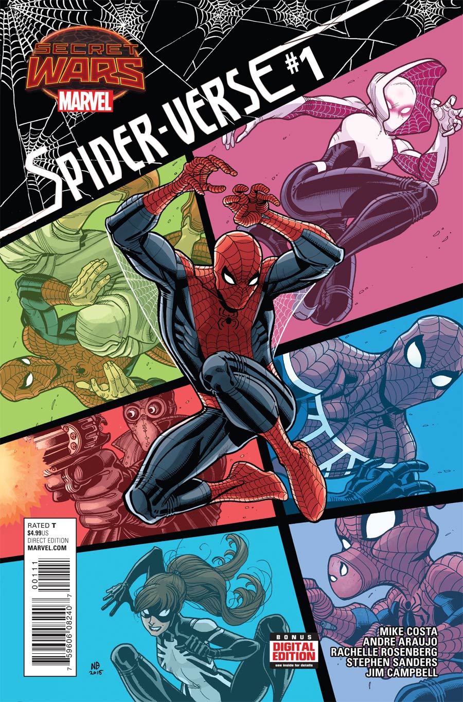 Spider-Verse Vol 2 #1 Cover A Regular Nick Bradshaw Cover (Secret Wars Warzones Tie-In)