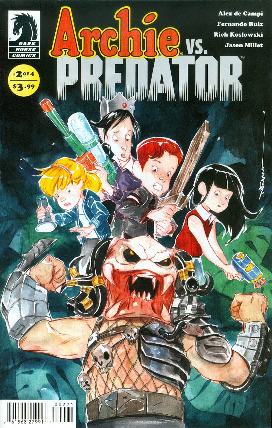 Archie vs Predator #2 Cover B Variant Dustin Nguyen Cover