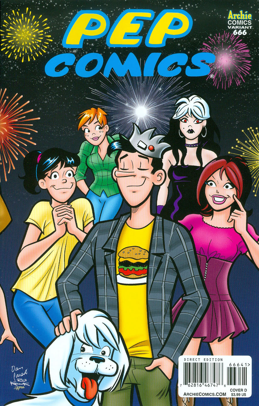 Archie #666 Cover D Variant Jughead Cover