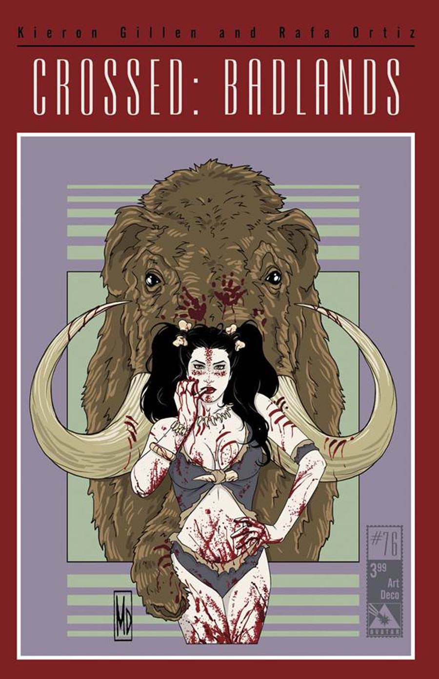 Crossed Badlands #76 Cover C Art Deco Cover