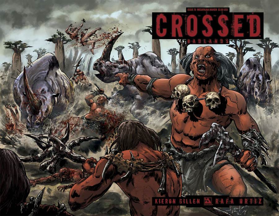 Crossed Badlands #76 Cover E Megafauna Mayhem Cover