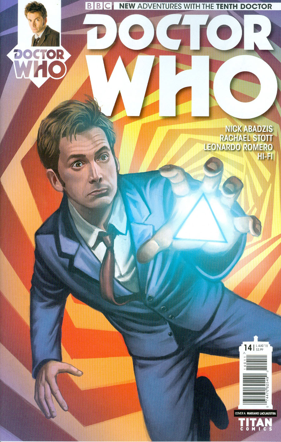 Doctor Who 10th Doctor #14 Cover A Regular Mariano Laclaustra Cover
