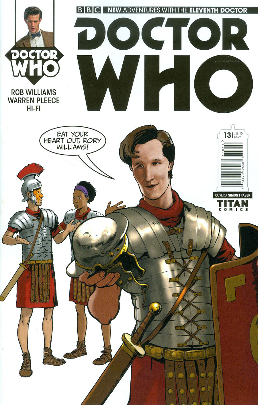 Doctor Who 11th Doctor #13 Cover A Regular Simon Fraser Cover