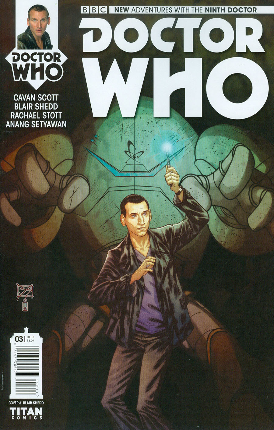 Doctor Who 9th Doctor #3 Cover A Regular Blair Shedd Cover