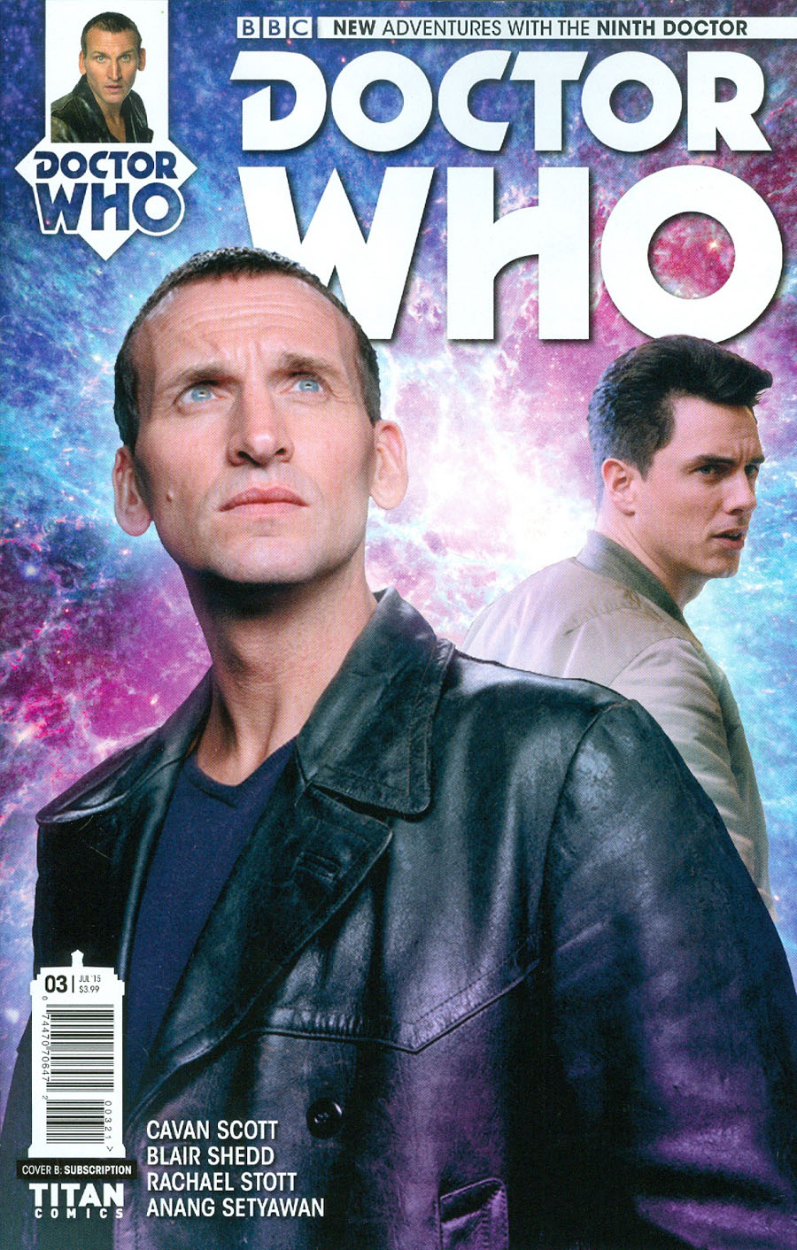 Doctor Who 9th Doctor #3 Cover B Variant Photo Subscription Cover