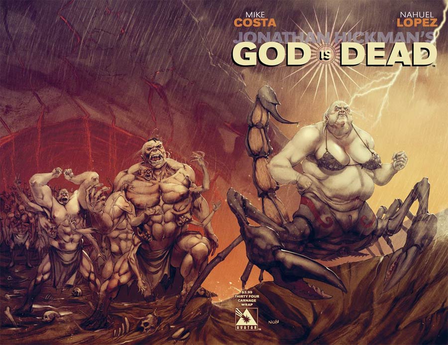 God Is Dead #34 Cover C Carnage Wraparound Cover